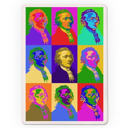 Lantern Press Alexander Hamilton, 52 naipes Póker miniatura 3