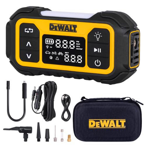 DEWALT Portable Tire Inflator Air Compressor