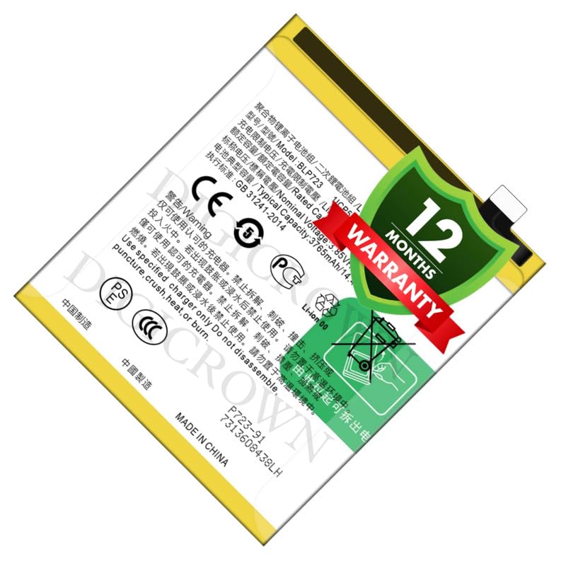Image of Original BLP723 Battery Compatible for Realme X (RMX1901, RMX1903) - (3765mAh) - 1 Year Warranty DF7
