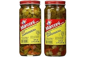 The Original Chicago Style Hot & Mild Giardiniera, 16-Ounce Variety Pack