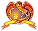 Produktbild SkyBug Fire Pegasus Bumper Sticker Vinyl Art Decal for Car Truck Van Window Bike Laptop