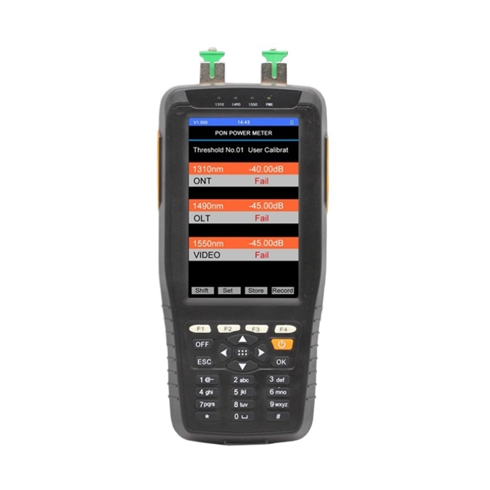 OTDR, Medidor De Potencia PON, Probador Fibra, Óptico, Óptica TM70B-OV1, Batería Litio 6600mAh