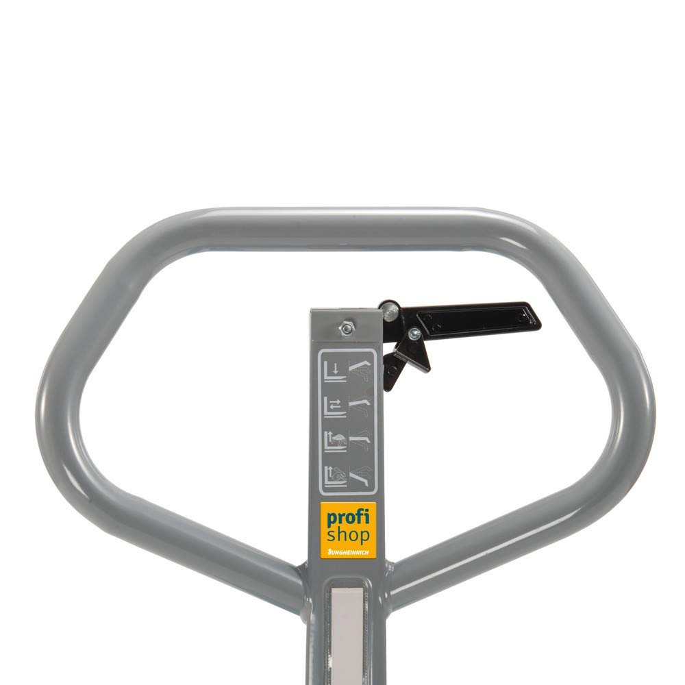 Ameise Scherenhubwagen PTM | 1.500 kg Tragkraft | 85-800 mm Hubbereich | 1.200 mm Gabellänge | Lenkrad aus robustem Polyurethan | Polyurethan Tandem-Gabelrollen | Hubtisch mit Schnellhub bis 300 kg