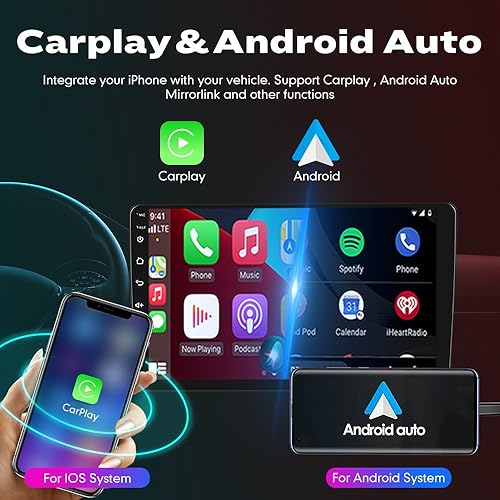 Radio Carplay Android Auto 9" Pantalla Táctil 4G 64G miniatura 3