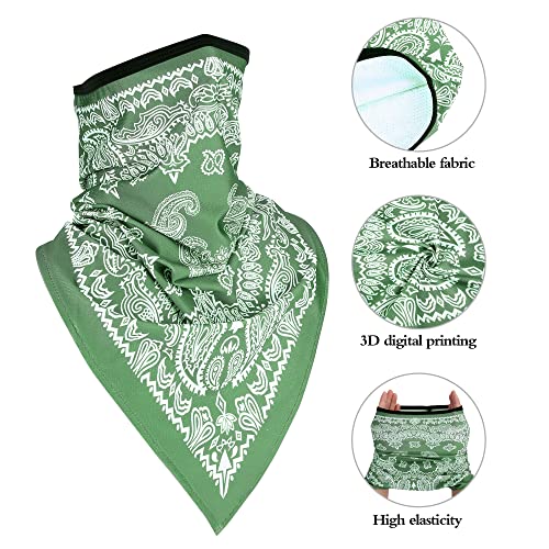 9Pcs Neck Gaiter Breathable Bandana Balaclava Sun Uv Protection Face Mask Protect From Dust Wind For Outdoor Running Cycling #TOP1