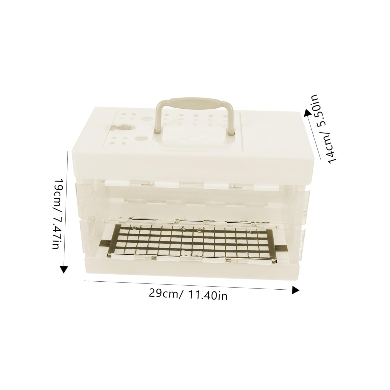 HOLIDYOYO Parrot Out of Cage Parakeets Dog Cage Cage Carrier Flight Bunny Cockatiels No Budgie Coop Nesting Hamster Cage Bird Nest Bird Feeders Outdoor Hanging Quail Plastic White