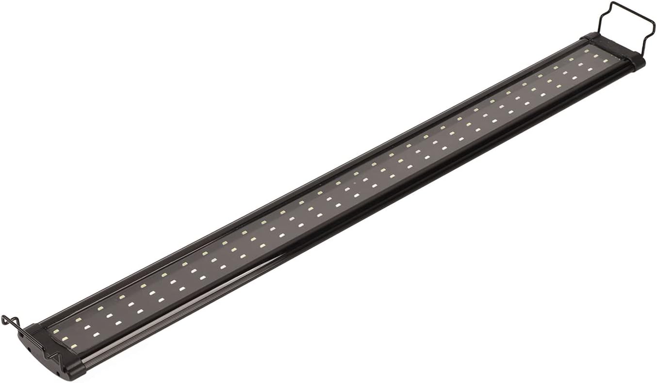 RTLR Aquarium Light, EU Plug 100‑240V High Brightness LED Super Thin Fish Tank Lamp for Home Decoration