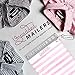 Pack It Chic - 10X13 (100 Pack) Pink Watercolor Stripes Poly Mailer Envelope Plastic Custom Mailing & Shipping Bags - Self Seal