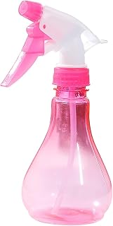 Botellas de spray vacías de color rosa, botella de plástico para regar las flores para plantas de salón, botellas de spray para cabello, plantas, soluciones de limpieza, cocina, recipientes