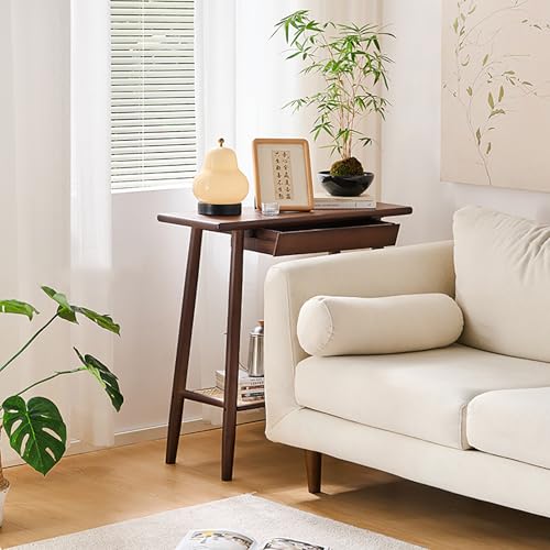Mueble de exhibición para entrada y sala de estar en bambú natural 3