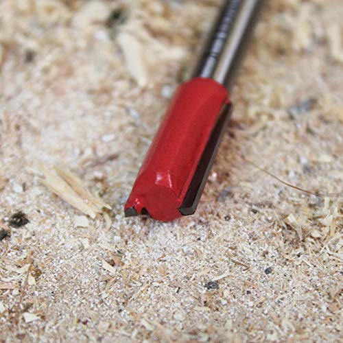 Faithfull FAIRB28 Router Bit TC,Red/Silver,Two Flute 1/4in 10mm, 10.0mm x 19mm - Image 2
