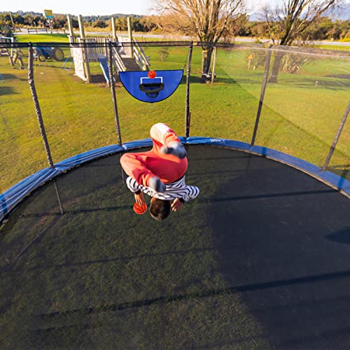 Panier de trampoline avec mini ballons de basket fixation universelle - 7