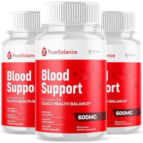 (3 Pack) True Balance Capsules, Official TrueBalance Glycogen Support Pills with All Natural Ingredients, Advanced Formula Support Supplement with Max Strength Vitamins for Women & Men (180 Capsules)