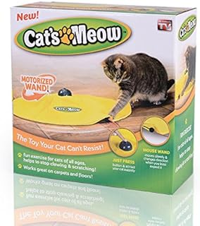 Buyter Cat's Meow Undercover Nylon Fabric Moving Panic Mouse Interactive Play Kitty Funny Creative Kitten Toy