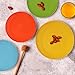 Melange 6-Piece Melamine Salad Plate Set (Solids Collection ) | Shatter-Proof and Chip-Resistant Melamine Salad Plates | Color: Multicolor