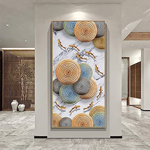 Diamond Painting poisson rouge 80x220cm Broderie Point de Croix