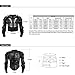 OHMOTOR Motorbike Protective Armour Chest Back Spine Armor Protector Motorcross Armoured Jacket Clothing Men Women for Motorbike,Dirt Bike,Skating