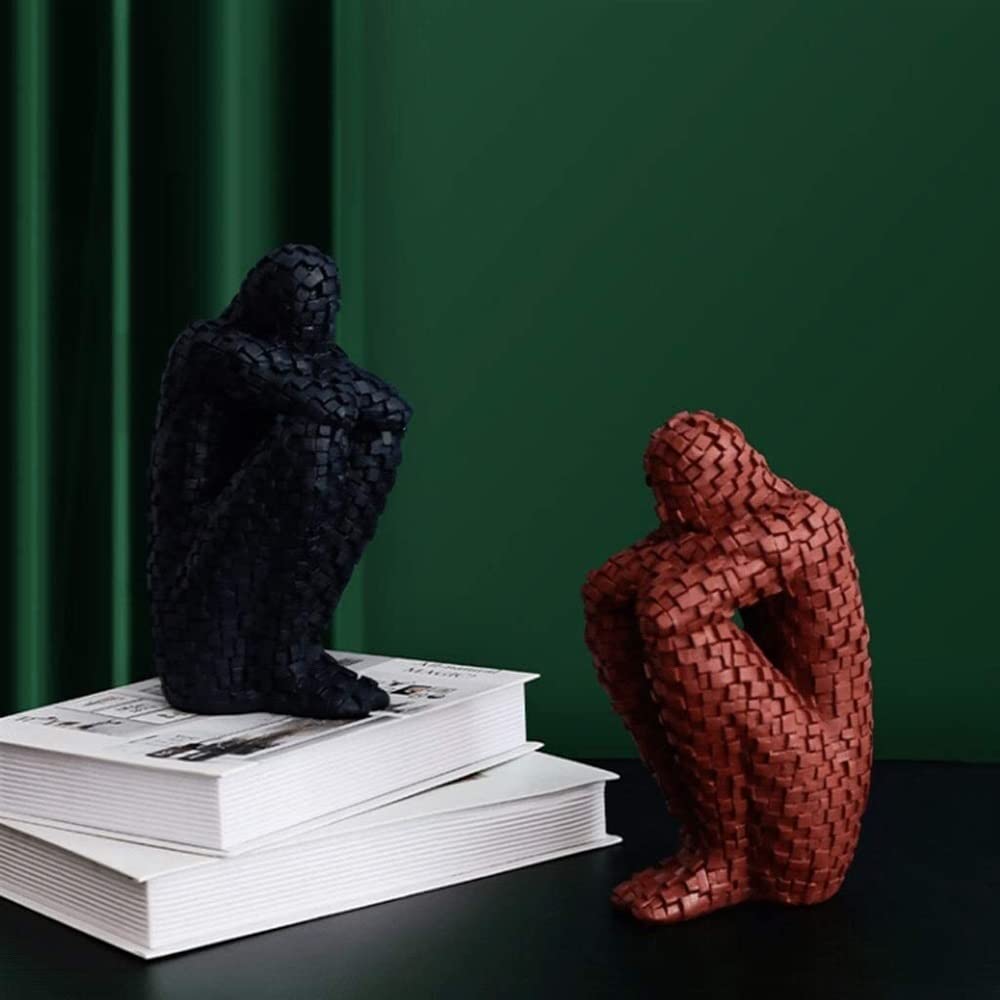 Buchstütze Buchstütze Aus Kunstharz, Dekorative Figur Als Akzentstück Für Zuhause, Büro, Tisch- Und Schreibtischdekoration Für Büro Zuhause(Rood)