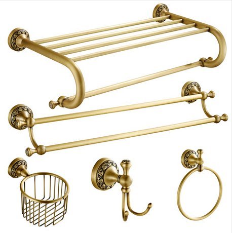 Accessoires de salle de bain laiton bronze noir anti-corrosion durable