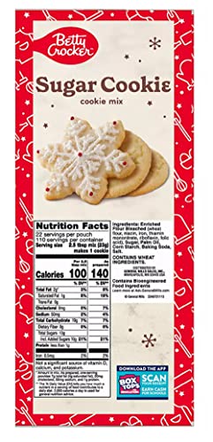 Image of Betty Crocker Sugar Cookie Mix, 17.5 Oz - 5 Count (Pack of 1)