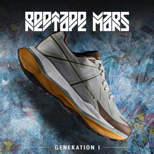 Image of Red Tape Men's Sneakers Off White Olive Mesh TPU Round Toe Lace-Up