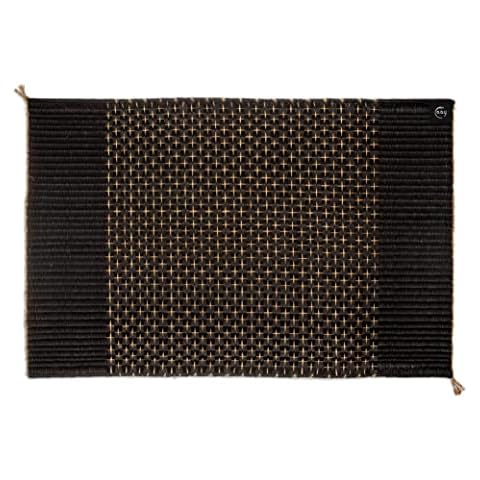FAAY 2 Packs Natural Brackish Papyrus (Sedge) & White Jute Placemats - Rectangular Hand-Woven Tablemats Design for Home Decor (17.75"x12", Starnight) Cover