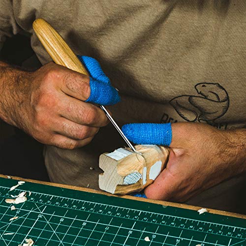 Image of BeaverCraft Cut Resistant Tape Adherent Wrap Tape No-Cut Tape for Wood Carving and Whittling NCT6 6pcs