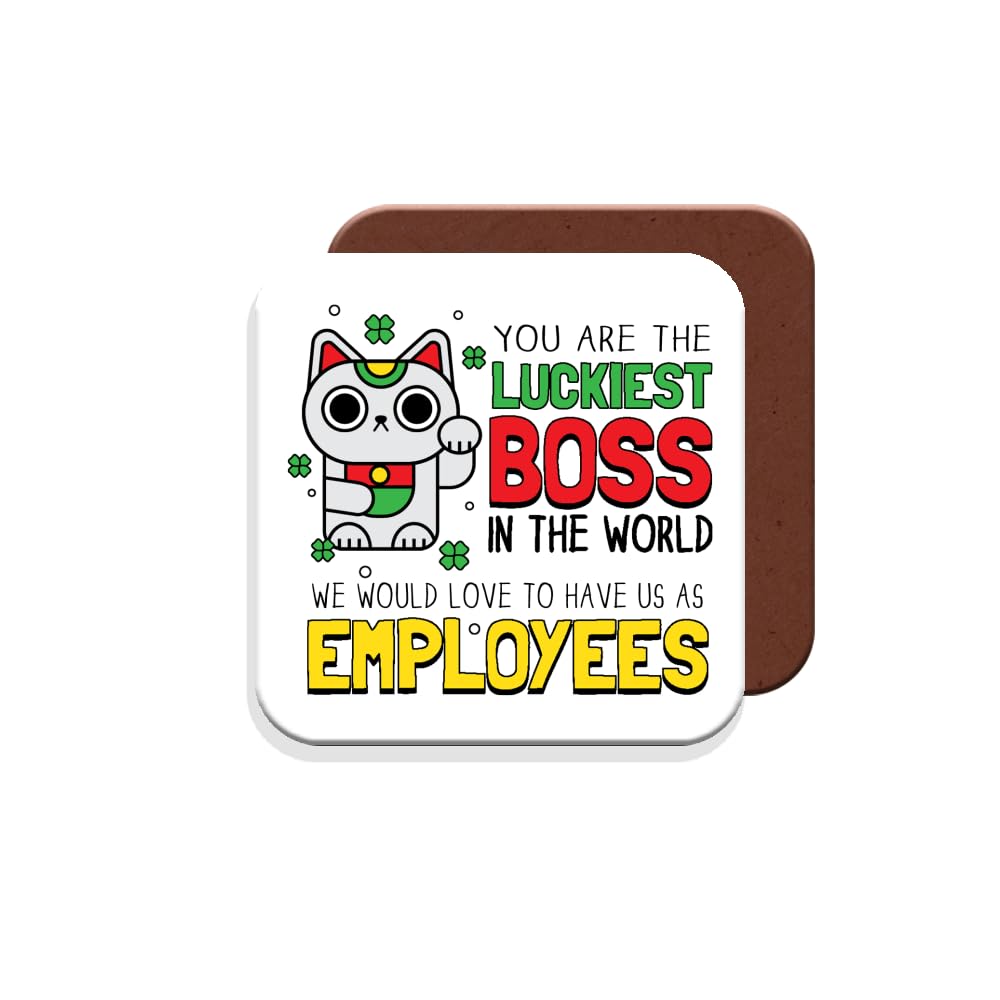 Muggz Coaster Boss -Luckiest Boss Gift - Giftset - Made By In The Uk