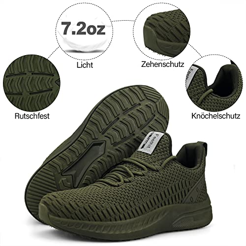Feethit Sneakers Uomo Scarpe da Running Corsa Uomo Respirabile Mesh Palestra Scarpe da Lavoro Comode Leggere