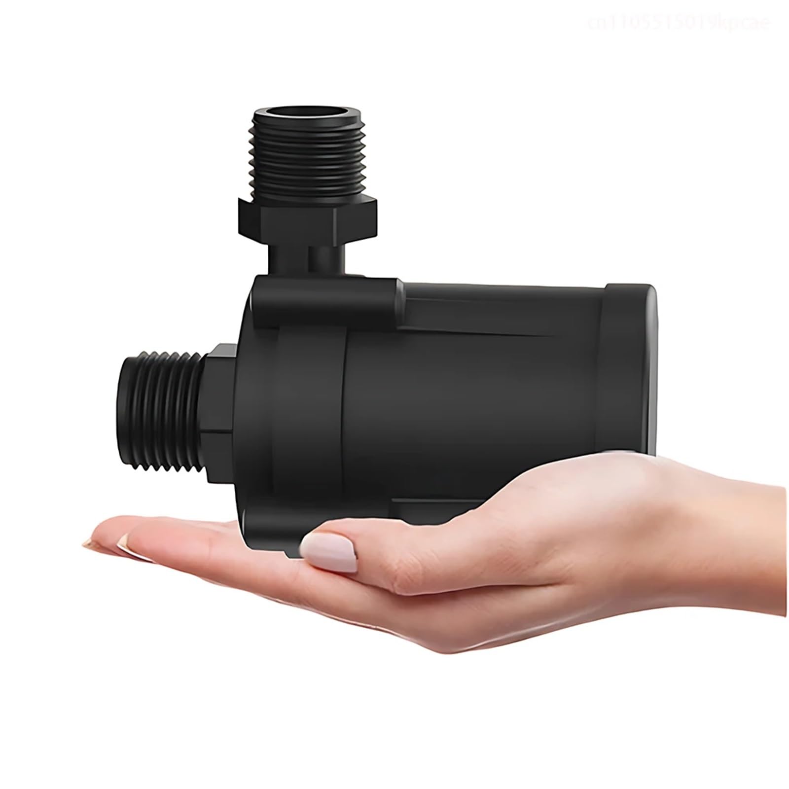 TKJBHGPK Cichy bezszczotkowy silnik DC24V 1000L/H zanurzeniowa pompa obiegowa, maksymalna wysokość 14 m, może być wyposażona w adapter (adapter EU_4120A-35W)