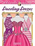 Creative Haven Dazzling Dresses Coloring Book (Creative Haven Coloring Books)