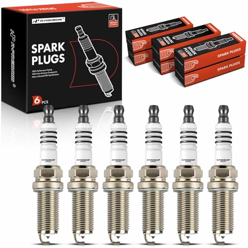 Spark Plug Replacement - 2020 Mercedes-Benz CLA-Class 4 A-Premium Iridium Platinum Spark Plugs Compatible with Mercedes-Benz E280, E300, GLK350, ML350, ML450, S350, SLK280, SLK300, R350, C250 & Mitsubishi Outlander & Dodge & Freightliner, Pack of 6