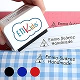 Sello personalizado para niños. Sello marcador de ropa y li