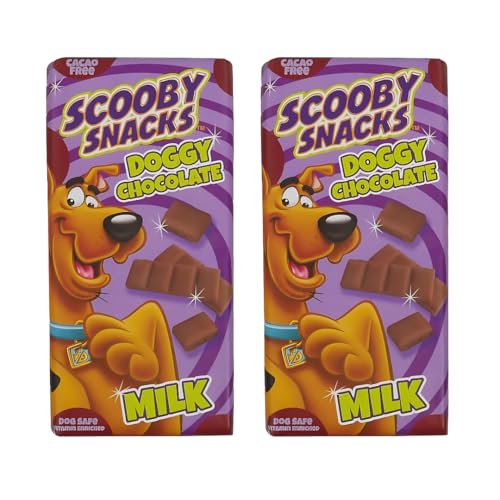 2x Scooby Doo Doggy Milk Chocolate - Easter Dog Treat - Dog Safe and Friendly Vitamins