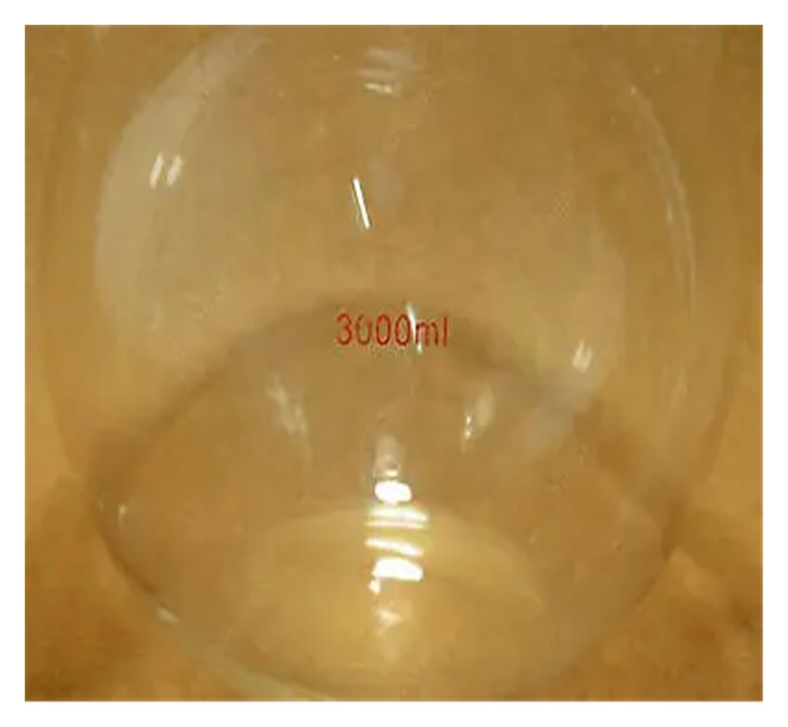 3000 ml, 24/40, 2 cuellos, matraz de vidrio con fondo, 3 L, cuellos gemelos, recipiente químico de laboratorio