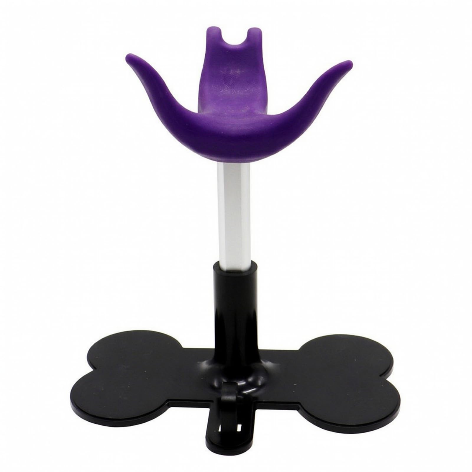 Hund Stehhilfe Stützständer Pflegegerät Verstellbarer Hundehalter Standhilfe Rutschfester Gummifuß Ergonomische Mulde für Hundefriseure Und Tierarztpraxen,