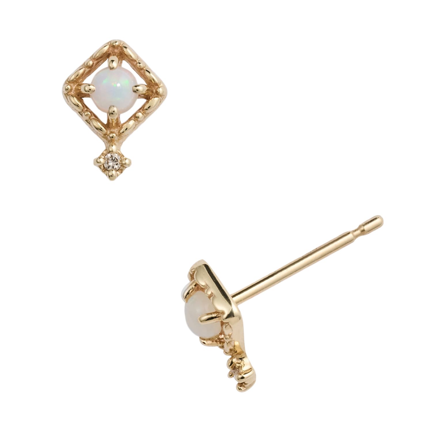 Amazon.co.jp: 【アガット】K10オパールピアス・1024411259008999