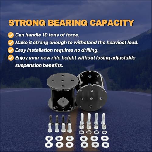 Image of Torque 4 inch Air Spring Bag Spacer for Ford Chevrolet RAM GMC Trucks
