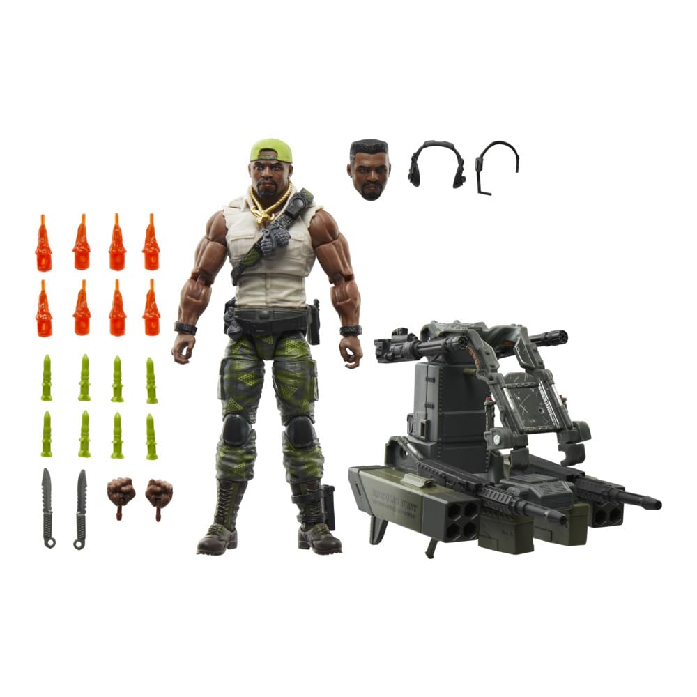 G.I.ジョー クラシファイドシリーズ ヘビーデューティー（150） G.I. Joe Classified Series #150, Figura de Heavy Duty com Sistema