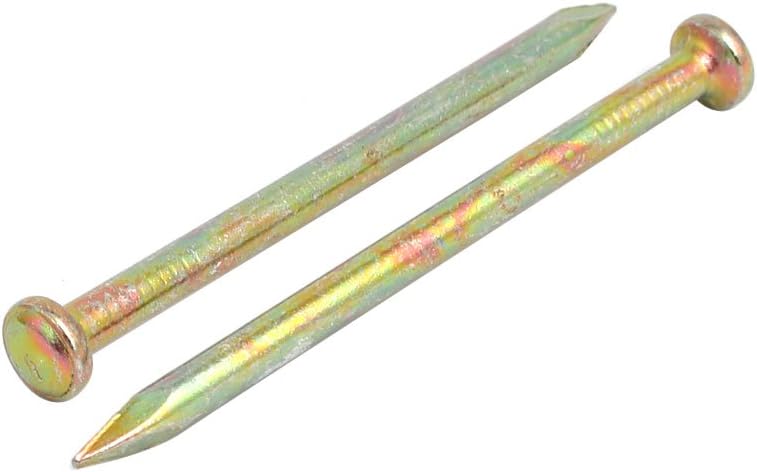 4mm Dia Fastener 70mm Length Zinc Alloy Concrete Cement Wood Sliding Nail 20pcs Model:68as217qo67