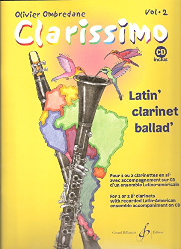 Clarissimo Vol.2 - Latín-Clarinet Ballad Con Cd Incluido