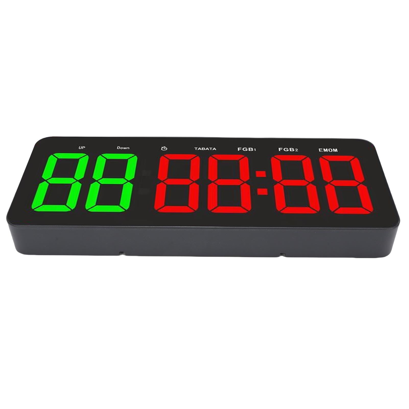 Temporizador de Gimnasio LED de 12,4 Pulgadas, Temporizador de Intervalo de Cuenta Regresiva para Entrenamiento Deportivo, Alimentación USB, Control Remoto, Ideal para Gimnasios, MMA,
