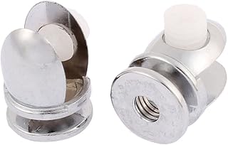 Aexit 6mm-8mm Thickness Fall Protection Adjustable Glass Clip Safety Clips Clamp 2Pcs