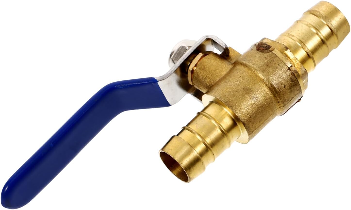 16mm Automotive Air Conditioning Ball Valve Control Valve with 90 Degree Handle for Car Truck Suv Cooling System Replacement