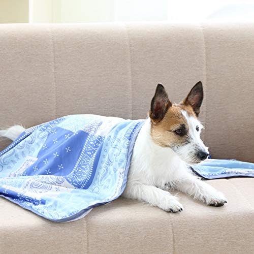 Amazon ペットパラダイス 接触冷感 パッチワーク柄 クール ブランケット 毛布 90 60cm ペットパラダイス ベッドマット 通販