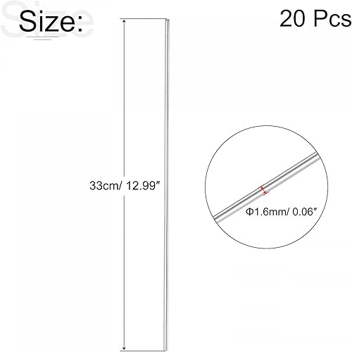 Miniatura 2 de uxcell Varillas de soldadura de aluminio Alambre de soldadura de silicio de aluminio Herramienta de reparación multiusos 116 "x 12.99" 20 piezas