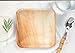 Palm Leaf Plates - Compostable and Grease Resistant 6 Inch Square Plates - Eco Friendly Plate is 100% Natural, Sturdy & Microwave Safe - Disposable & Biodegradable Wood Alternative to Bamboo Plate 10