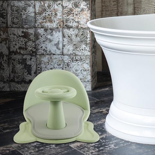 Siège de bain confortable bébé avec ventouses plastique antidérapant