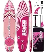 11'x34 Ultra Wide Paddleboard, Inflatable SUP&amp;430lb Capacity for All Skill, Stand-up Paddle Board...