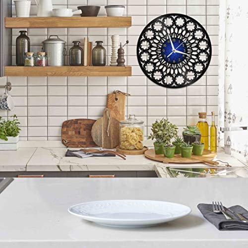 Horloge murale vinyle 12 pouces VCS Wreath Elements cadeau idéal maison